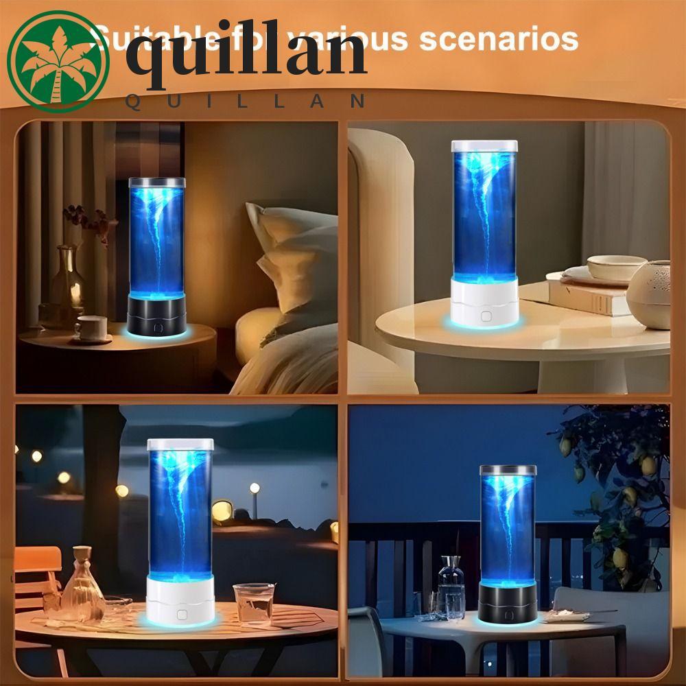 Imagem Luz Relaxante Multicolorida QUILLAN , Mini Lâmpada De Humor De Movimento Tornado USB , Noturna LED Sensorial Popular