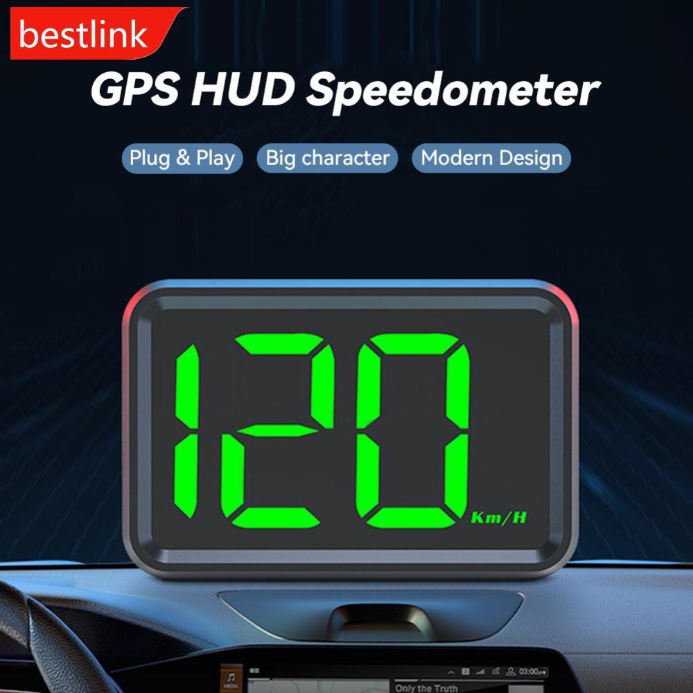 BESTLINK Carro GPS HUD Cabeça Display Velocímetro Digital KMH/MPH Medidor De Velocidade Para Caminhão Plug and Play Peça