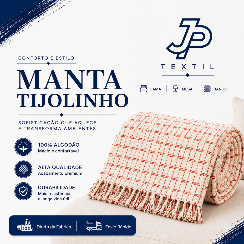 Manta para Sofá Gigante 2,40x1,80M Grande 100%Algodão Premium Decorativa Elegante Direto da Fábrica