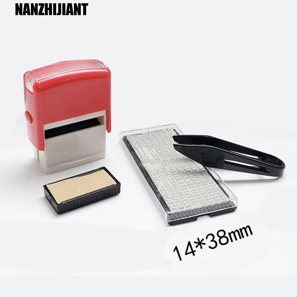 NANZHIJIANT Carimbo Personalizado , Kit De DIY Com Número Do Alfabeto De Endereço Comercial , Letra De Nome
