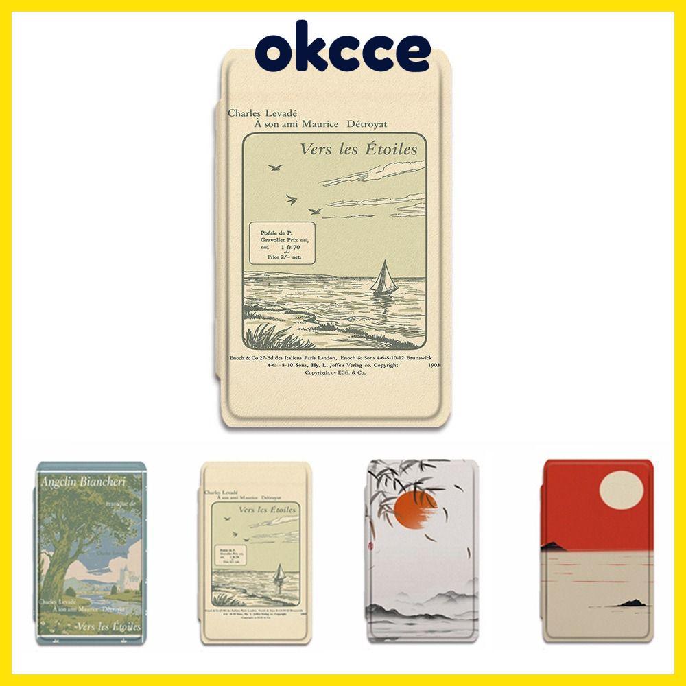 OKCCE , Capa Protetora Anti-Queda Estilo Japonês Fólio Colorida Para XTEINK X4/X3