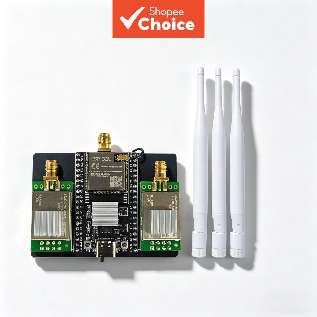 Módulo de Desenvolvimento de Comunicação Bluetooth para Placa de Desenvolvimento, Kit de Atualização Antena Maior,