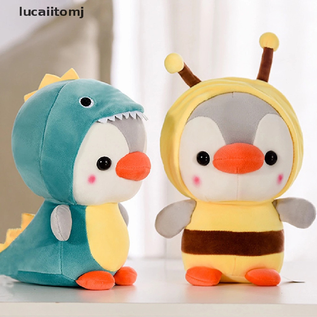 Pinguim Pingüim De Pelúcia Cosplay Boneca De Dinossauro De Abelha De Sapo .