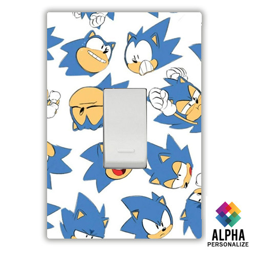 Adesivo para Interruptor de Tomada Luz Sonic Adesivo Skin