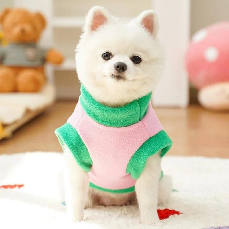 XS-4XL Velo Cão De Estimação Colete Jaqueta Inverno Roupas Para Cães Urso Impressão Filhote De Cachorro Pullovers Quente
