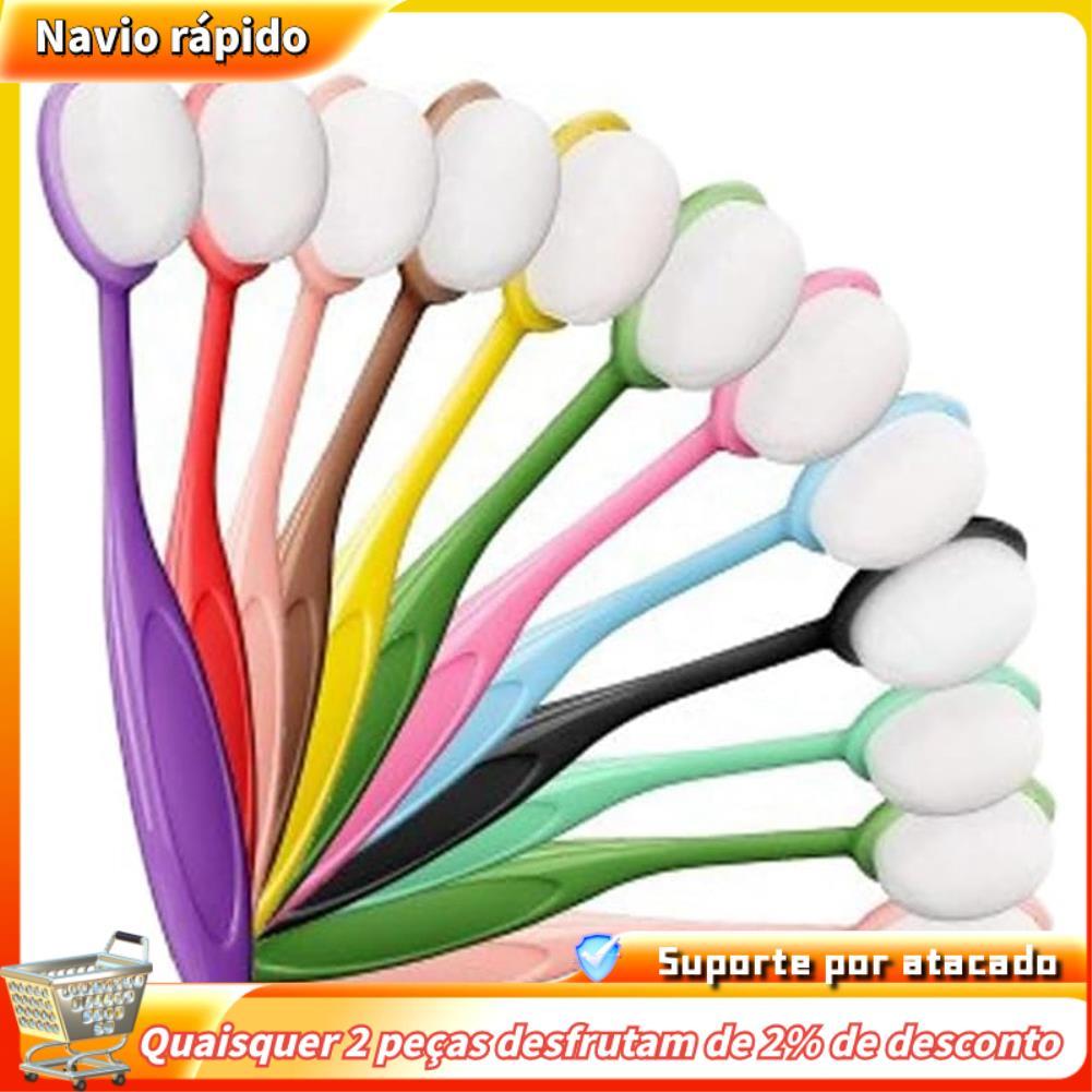 12 Pincéis Coloridos Da Mistura Tinta Dos Pces , Liquidificador Do Fundo Artesanato Para O Estêncil Papel , Pintura , De