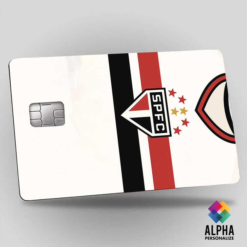 Adesivo para Cartão de Credito São Paulo FC Debito Credito Camisinha 2025