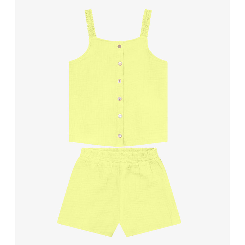 Conjunto Infantil Blusa Com Shorts Trick Nick Verde