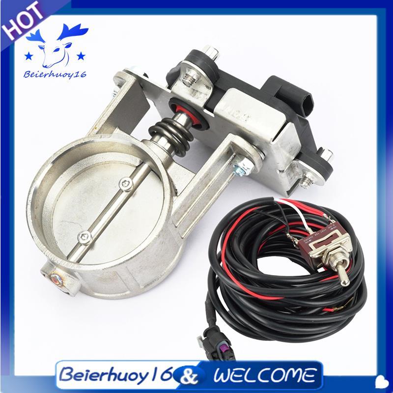 Para Válvula De Controle De Escape Elétrica 2.5 " 63mm Aço Inoxidável Baixa Pressão Catback Downpipe