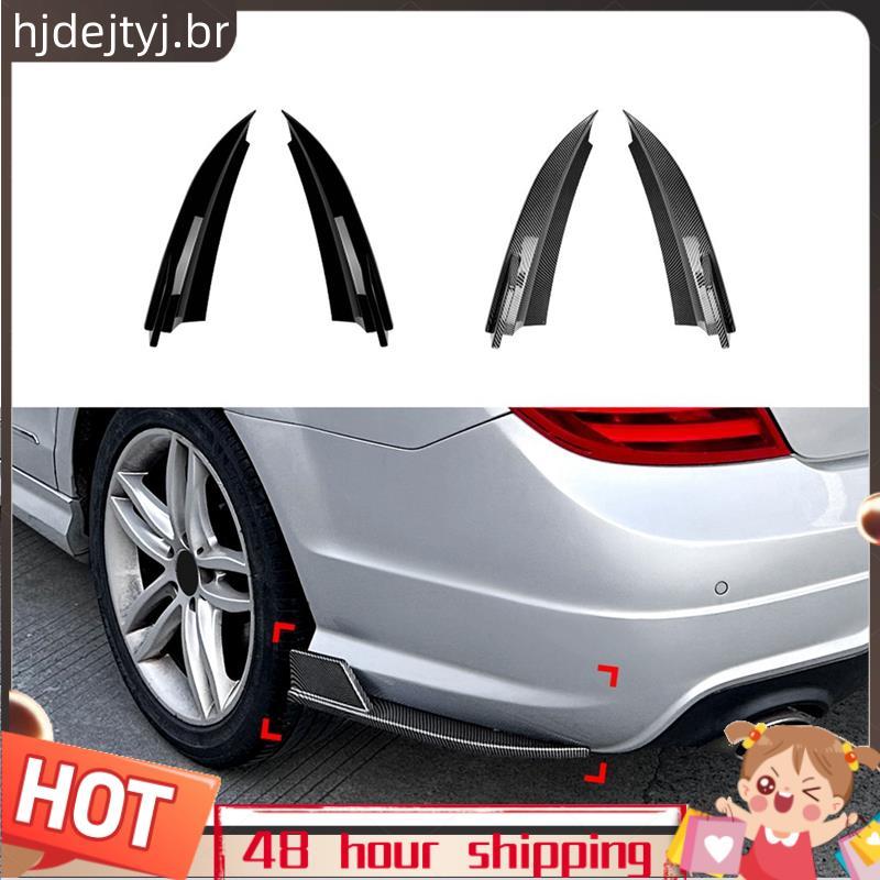 Amortecedor Traseiro Do Carro Lábio Difusor Divisor Winglet Avental Spoiler Para W204 Linha 2008-2014 Preto Brilhante