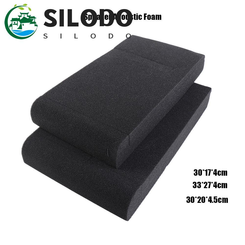 SILODO Alto-Falantes Esponja Painéis De Isolamento Almofadas De Som Subwoofer Falante De Mesa Espuma Acústica