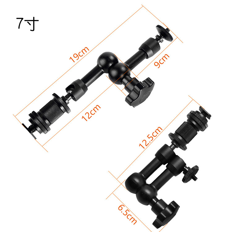 23cm/37cm mão estranha braço mágico Monitor de tela LCD LED fotografia luz suporte Universal tamanho grande caranguejo g