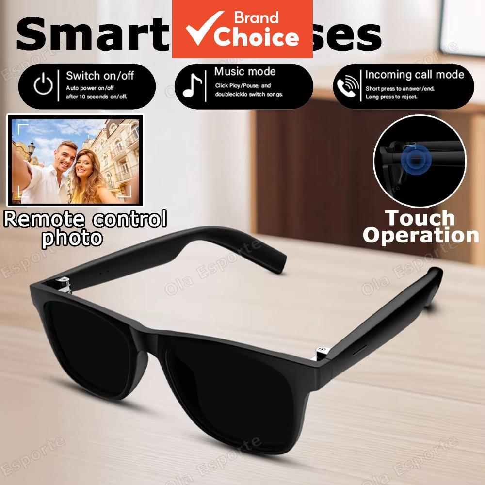 Novo Ola Óculos Esportivos Inteligentes Chamada Bluetooth Óculos de Sol Multifuncionais Óculos de Sol Anti-Luz Azul