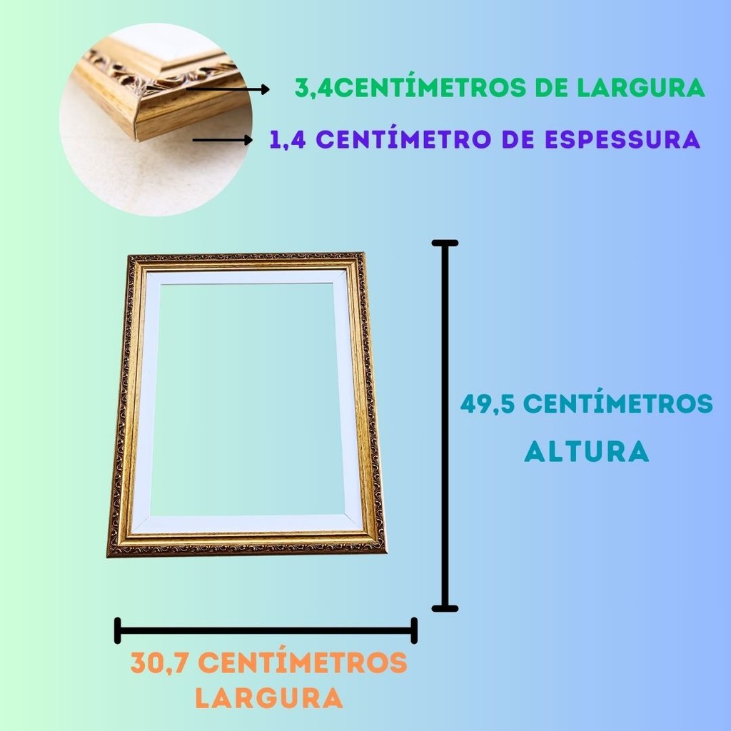 Quadro Decorativo Religioso Santa Ceia - Última Ceia A3 Luxo