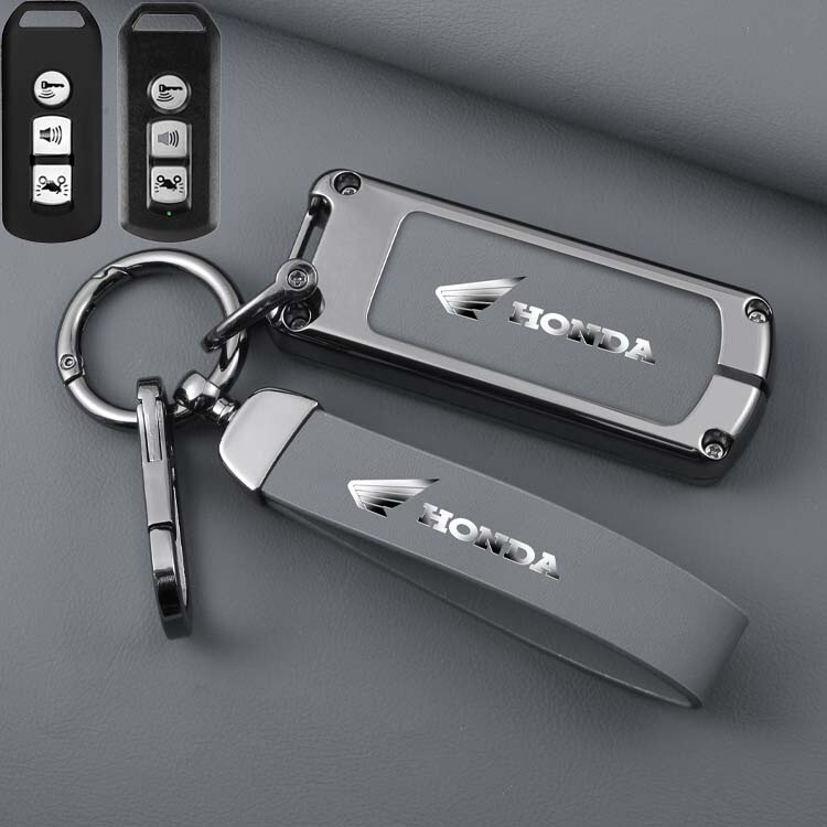 Capa de Chave de Carro em Liga de Zinco para Honda PCX 150 ADV 150 Forza350/300 PCX150 ADV150 5DIU