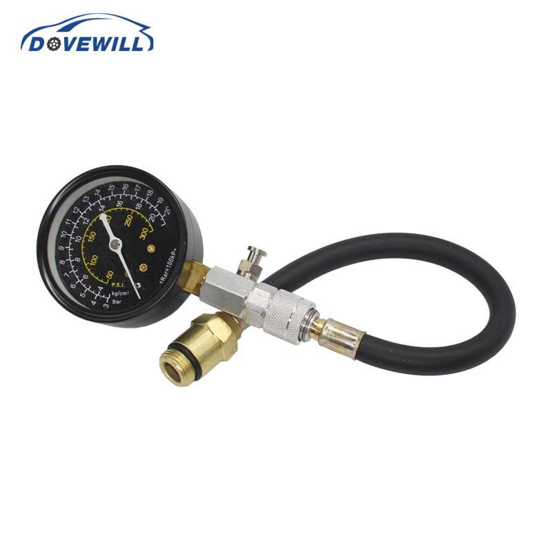 [Dovewill] Kit De Testador De Compressão 300 PSI 14mm 18mm Roscas De Vela De Ignição 21kg/cm2 Ferramenta Automotiva Adeq
