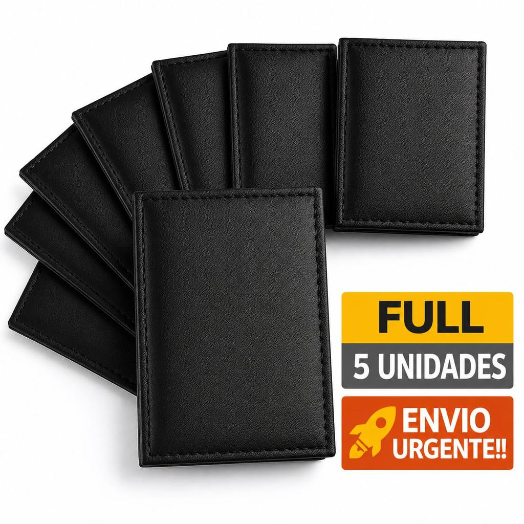 Carteira Slim Masculina Couro 5 ,10 ou 20 Unidades Lembrança Padrinhos Formatura Casamento