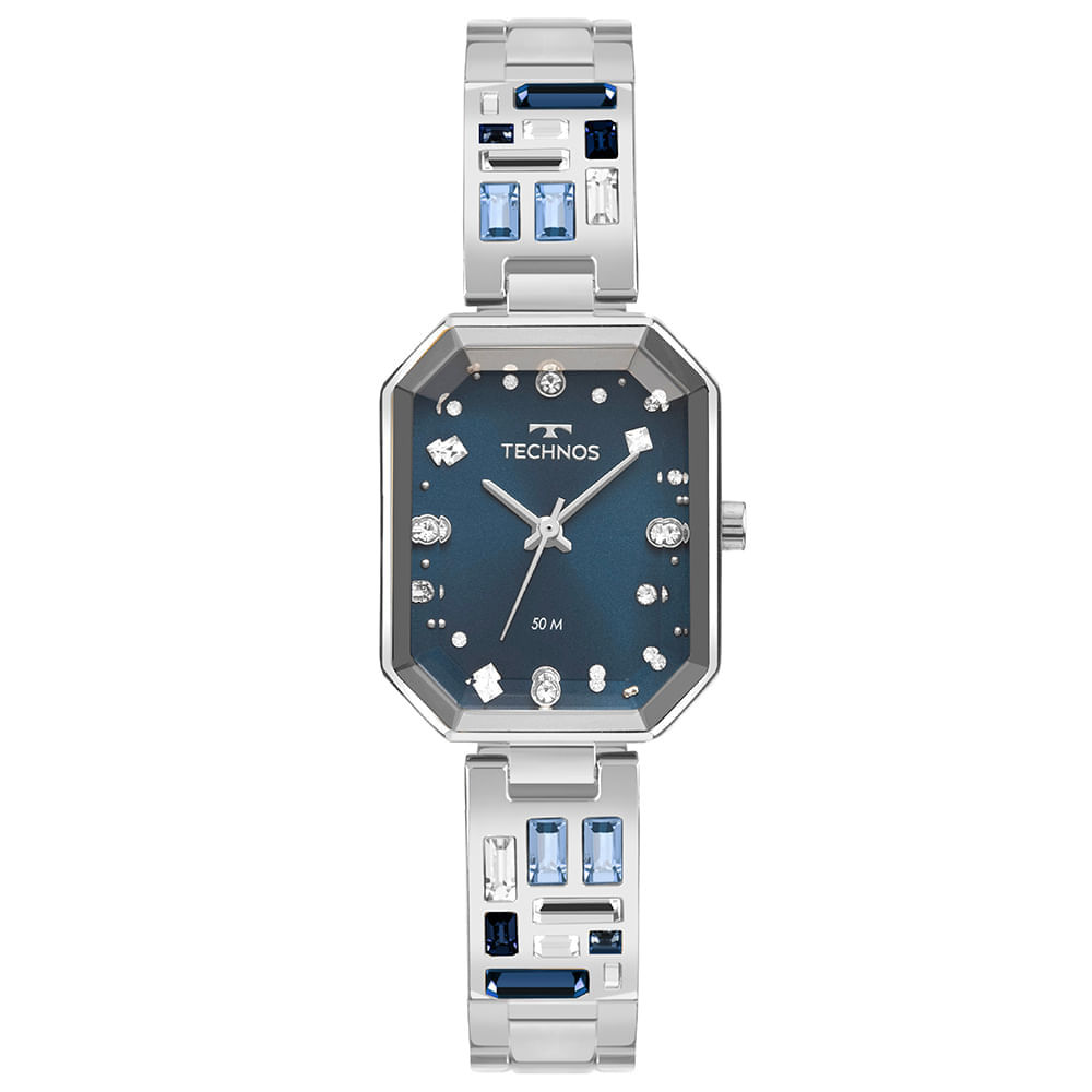 Relógio Technos Feminino Crystal Prata - 2036NAX/1A