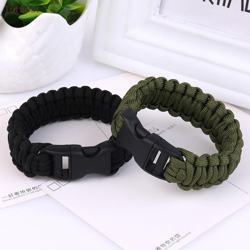 TUTU 23cm Sete Núcleos Paracord Escapar Ao Ar Livre Emergência Trançado Corda Acampamento Sobrevivência Poupança Pulseir