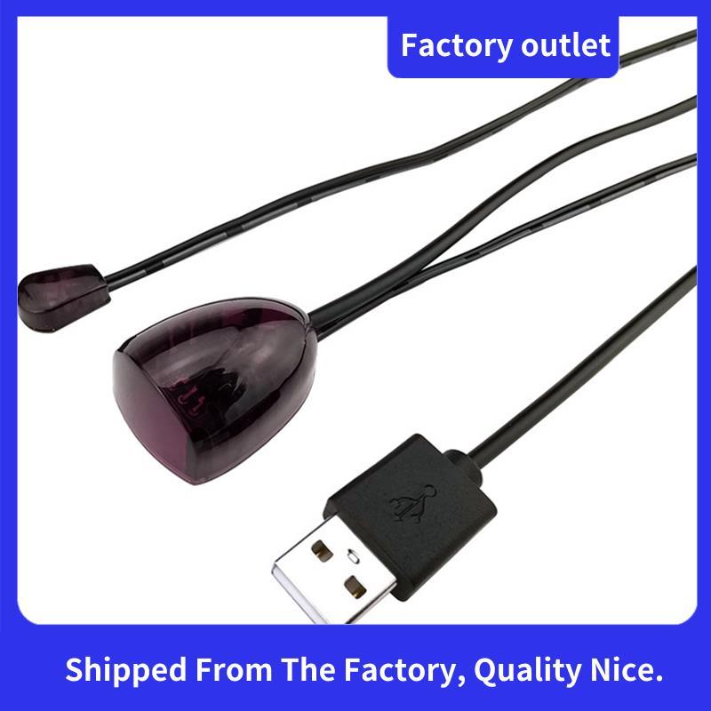 Adaptador USB Infravermelho IR Remoto Extensor Repetidor Receptor Transmissor Aplica-Se A Todos Os Dispositivos De Contr