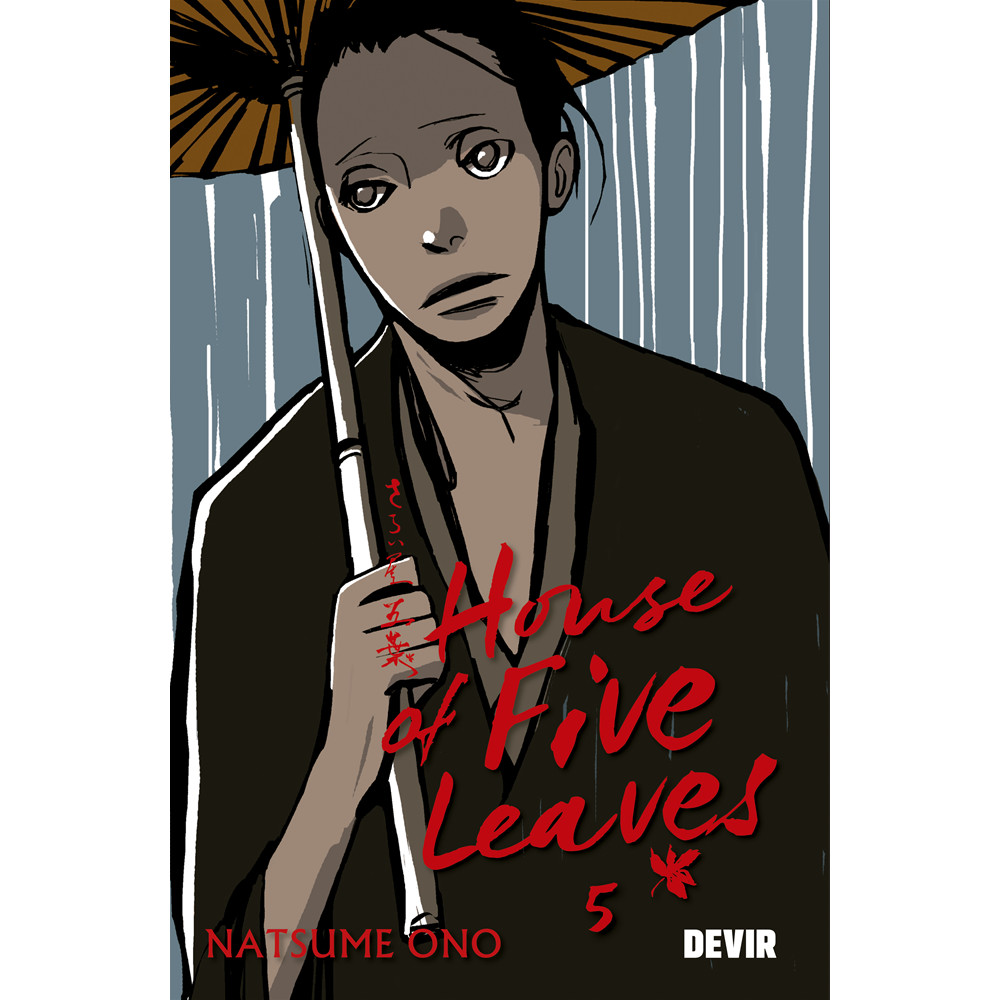 Capa do livro Comics - House of Five Leaves vol. 05 - por Natsume Ono - Editora Devir Livraria