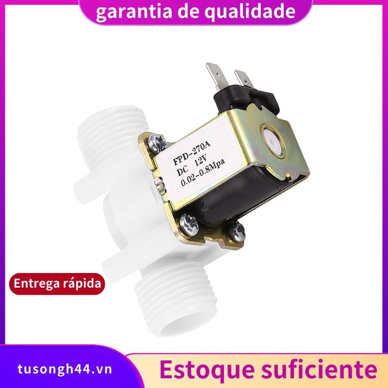 Válvula Solenóide De Água Normalmente Fechada Dc12V C G1/2-Polegada Elétrica De Plástico Para Dispensador jimarnoldbr