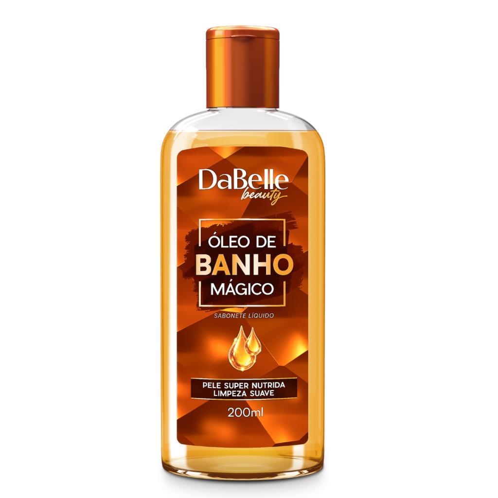 Dabelle Óleo de Banho Corporal Mágico Sabonete Líquido Nutritivo Blend de Óleos 200ml