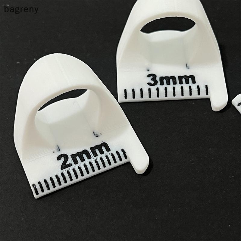 [bagreny] 3 Pçs/set Medidor De Agulha De Costura Ferramenta De Medição Régua De Dedo Modelo Para Pontos Equais Protetor