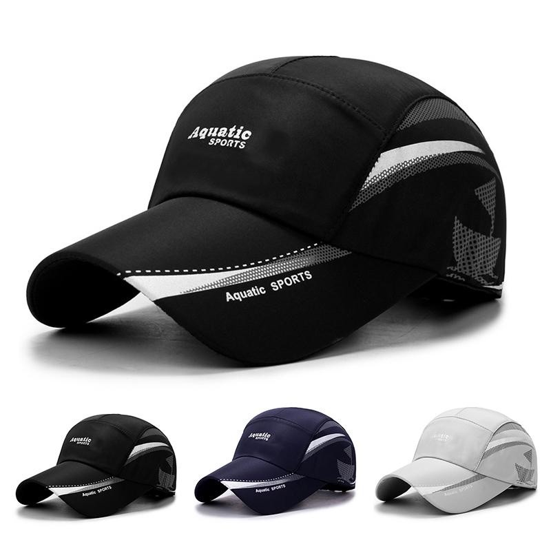 Chapéus De Pesca De Golfe Ao Ar Livre Para Homens De Secagem Rápida À Prova D'água Bonés De Beisebol Esportivos Ajustáve
