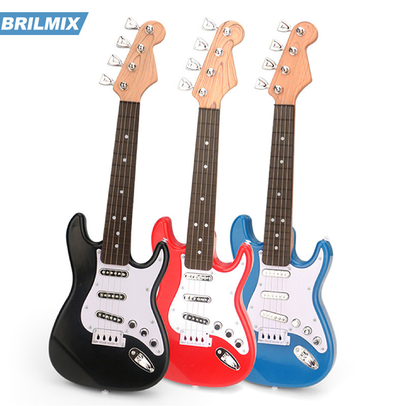 Guitarra Elétrica Infantil com Som Real – Educativa e Musical para Crianças com Luzes e Acessórios