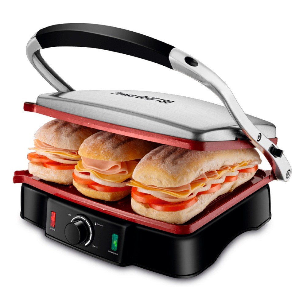 Sanduicheira Grill antiaderente 1800W - PG-02 - Mondial