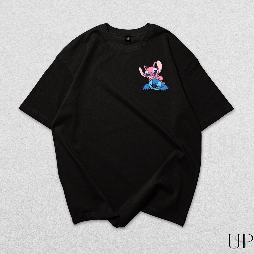 Camiseta Camisa Lilo Stitch Carinho Casal Kit Streetwear Novo Premium Envio Imediato Rapido Presente