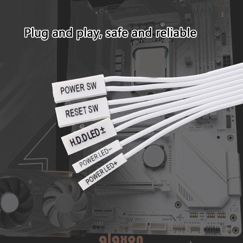 Extensor Do Painel Frontal Da Caixa Computador Para Interruptores Alimentação LED Substituição Placa-