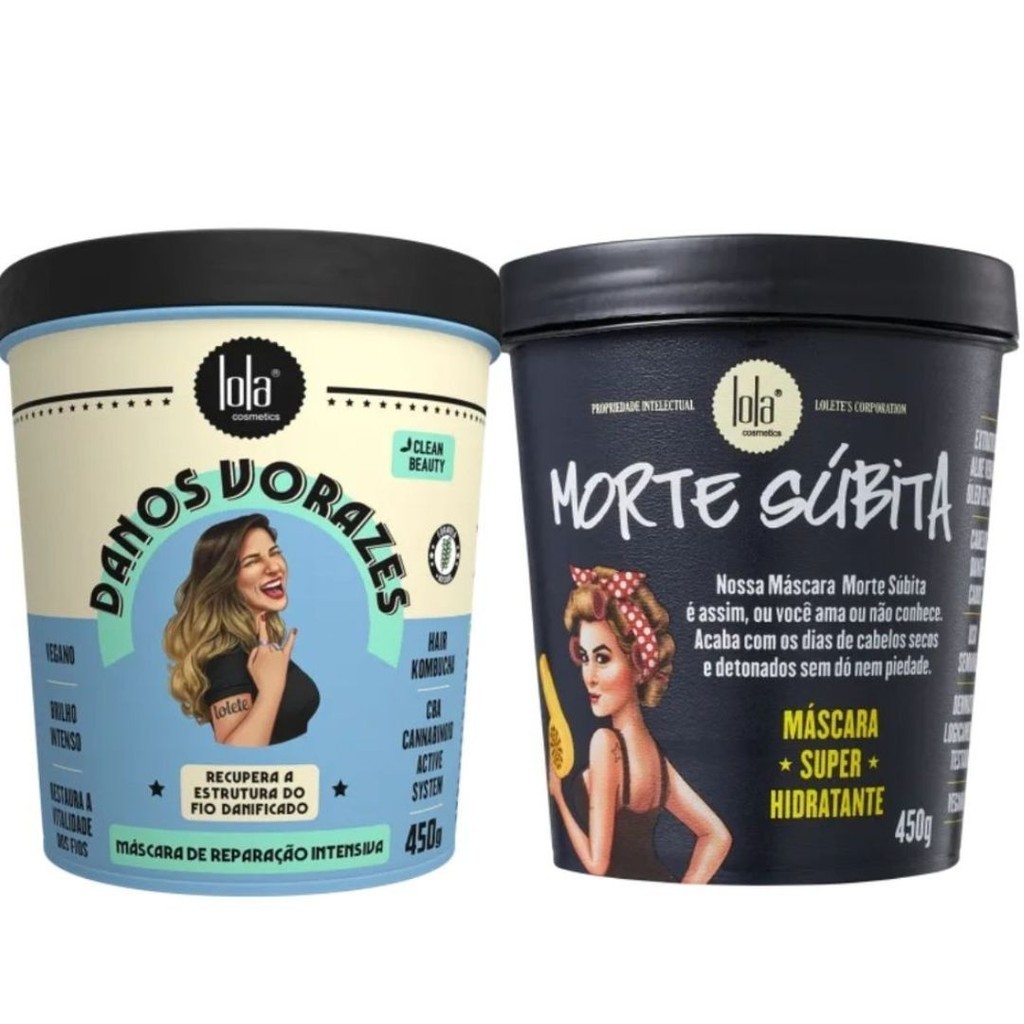 Kit Danos Vorazes + Morte Súbita 2 Produtos - Lola Cosmetics