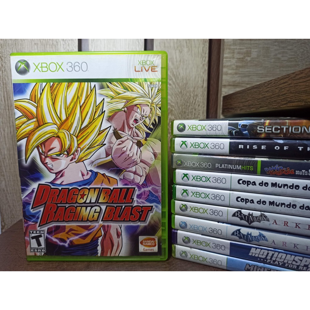 Jogo Dragon Ball Raging Blast Original Xbox 360 - M Física