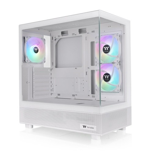 Gabinete Thermaltake View 270 PLUS TG ARGB Mid Tower Win SNOW WHITE 3 FANS CA-1Y7-00M6WN-01