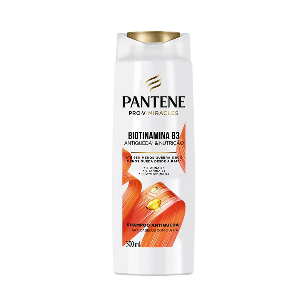 Shampoo Pantene Biotinamina B3 300ml em Oferta na Shopee