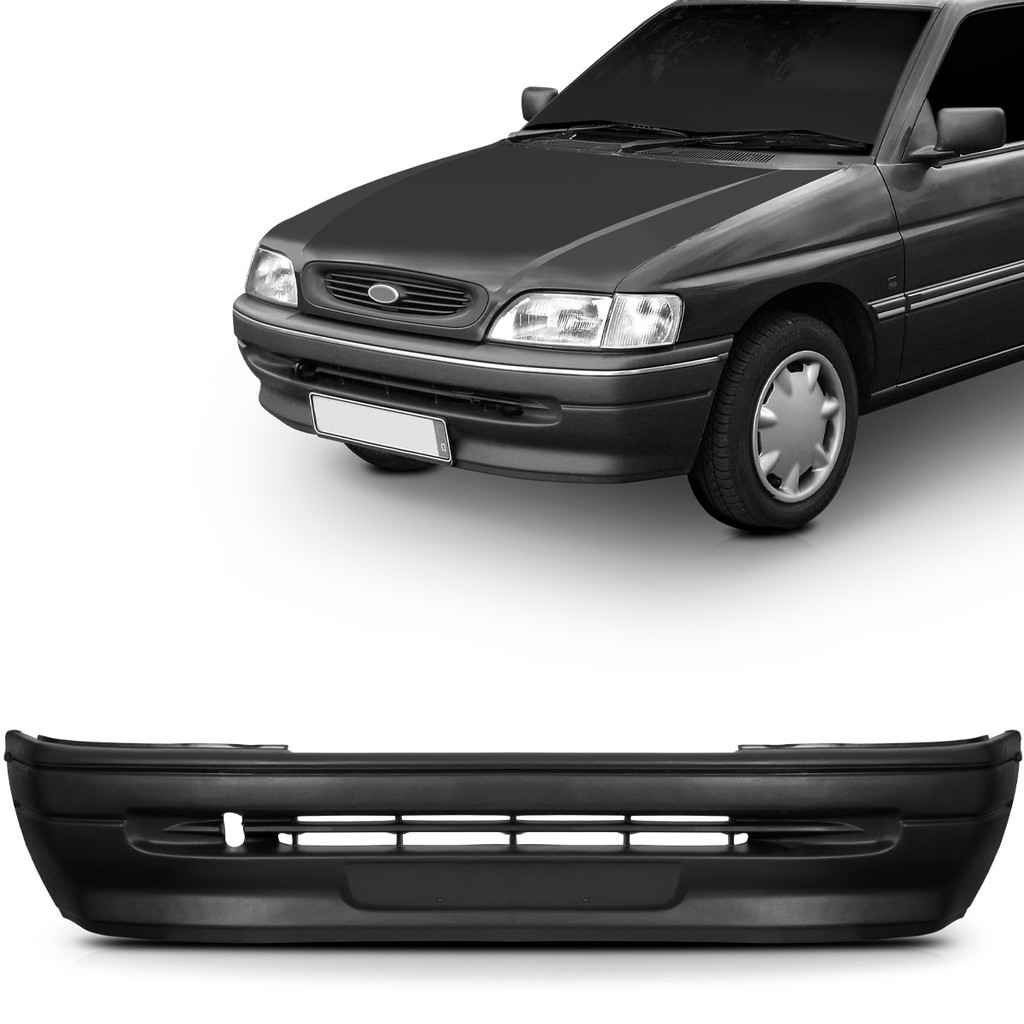 Parachoque Dianteiro Escort 1993 1994 1995 1996 Cinza Sem Espuma Sem Friso
