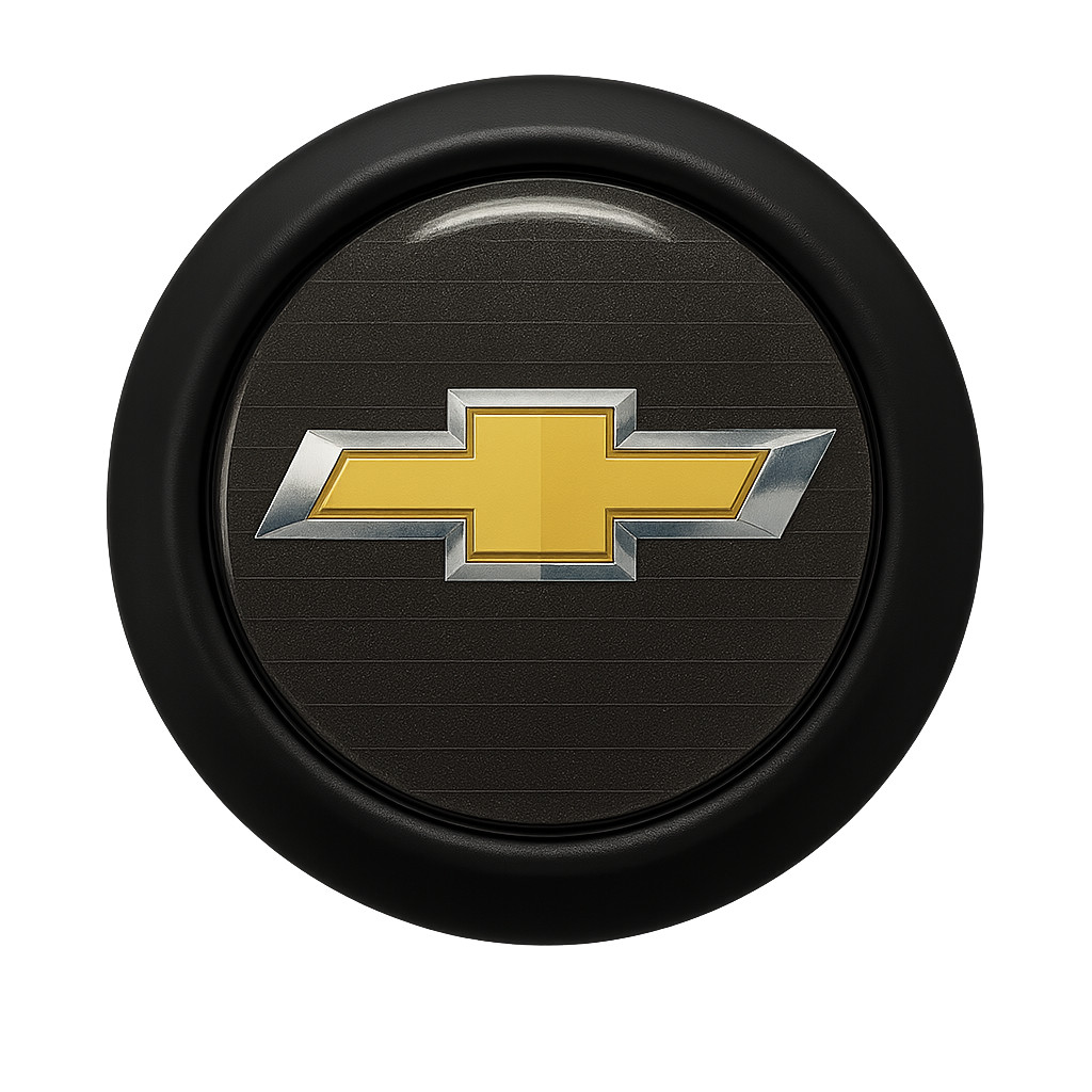 Botão de Buzina Chevrolet Universal para Volantes Esportivo 4.4CM Volantes Cougar e Shutt  Antigo