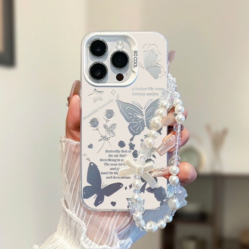 Silicone Anti-Impacto fosco Capinha Capa Para Samsung A04S A05S A06 A12 A13 A14 A15 A16 Borboleta