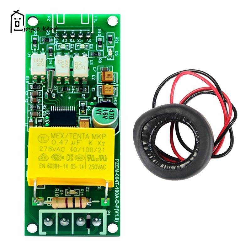 100A PZEM 004T 3.0 Versão Wattímetro + Fechar CT Kwh Medidor Volt Amp Módulo De Teste De Corrente Para TTL COM2/COM3/COM