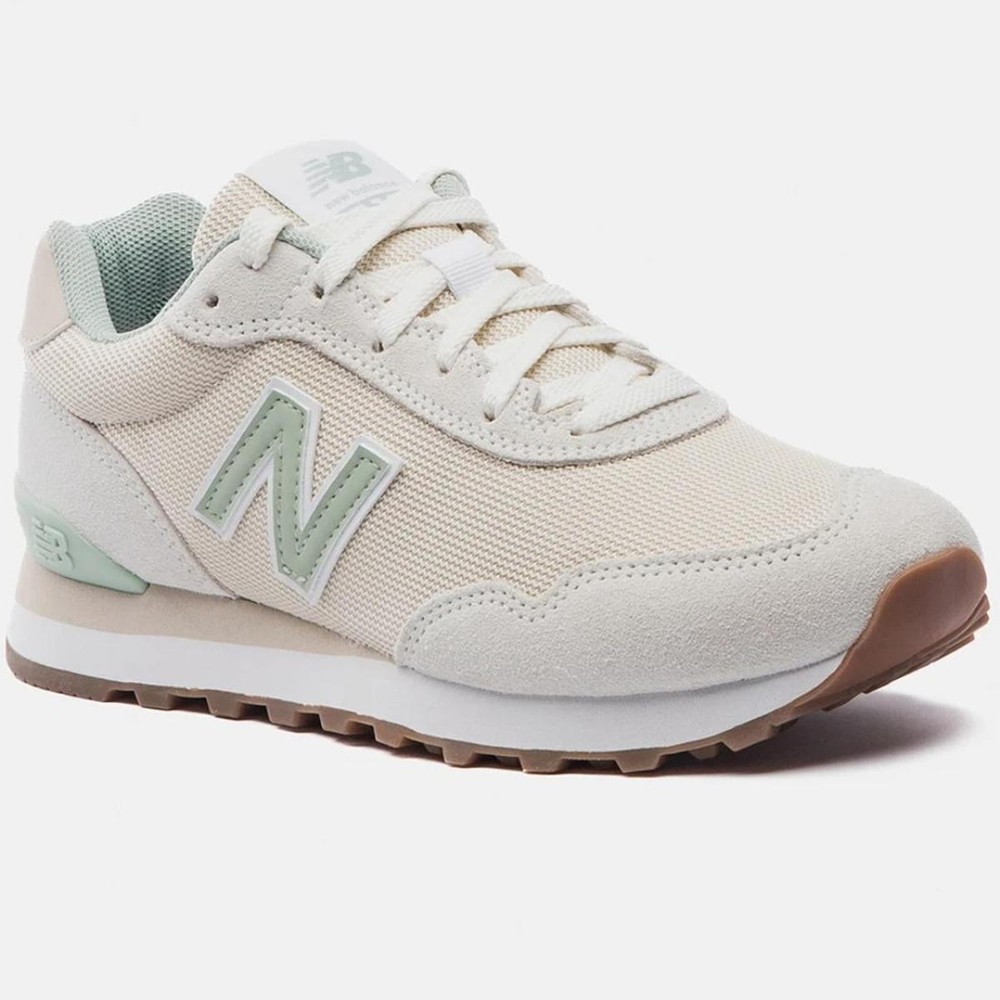 Tênis New Balance 515 V'2 Feminino - Bege e Verde em Oferta na Shopee