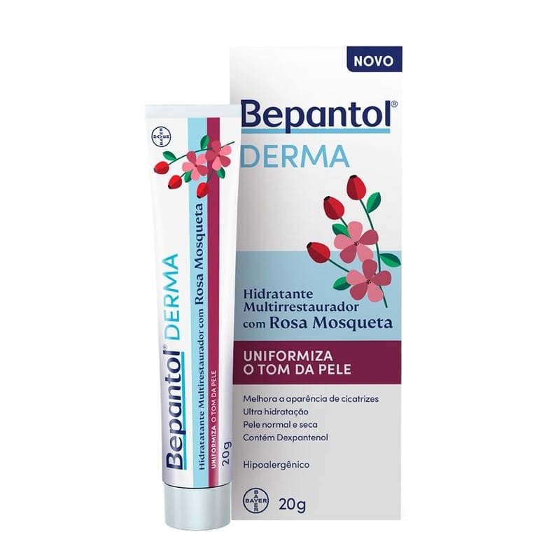 Hidratante Multirrestaurador Bepantol Derma com Rosa Mosqueta 20g em Oferta na Shopee