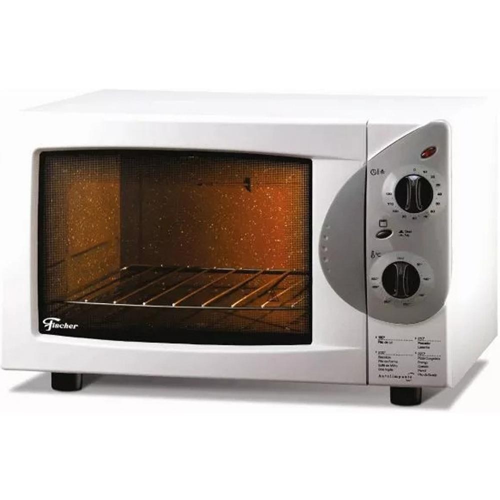 Forno Elétrico Fischer 44 Litros Grill Autolimpante Branco em Oferta na Shopee