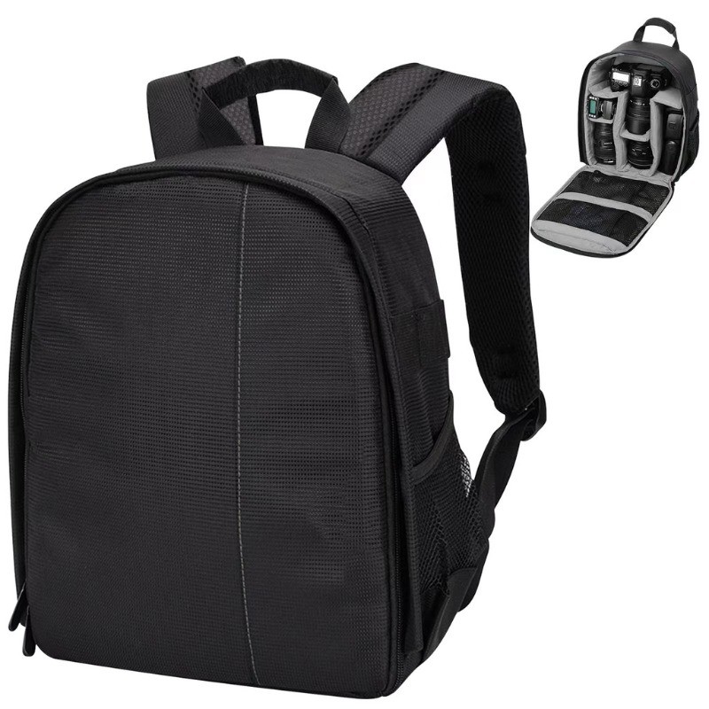 Mochila A Prova D'água Para Câmeras SLR/DSLR Para Câmeras Digitais Canon, Nikon E Sony.