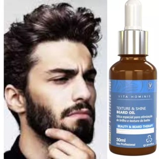 Óleo Para Barba Vita Hominis Texture Shine Beard Oil Grandha em Oferta na Shopee