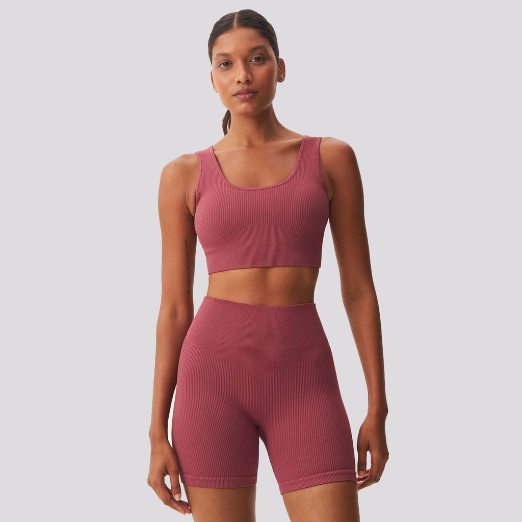 Top Hering Sem Costura Feminino Vinho em Oferta na Shopee