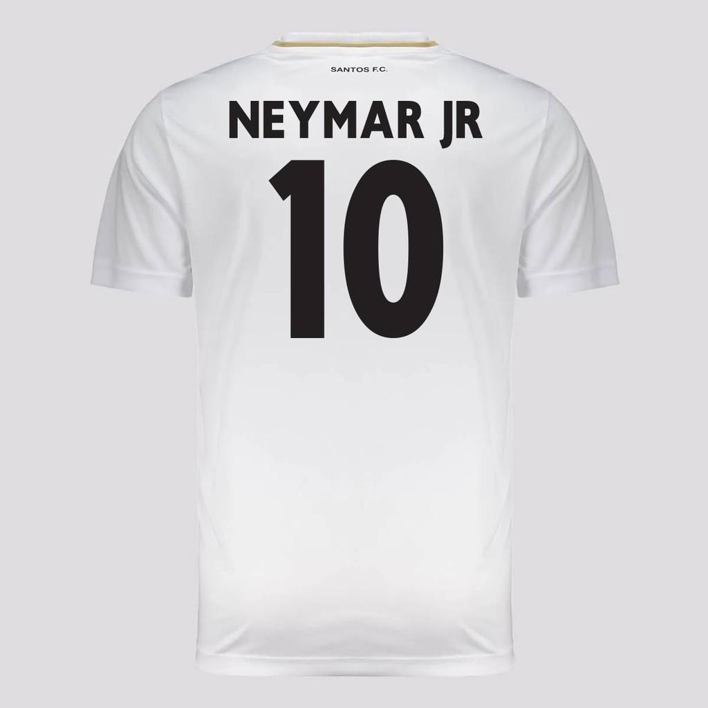 Camisa Santos Deslocar 10 Neymar Jr Branca em Oferta na Shopee