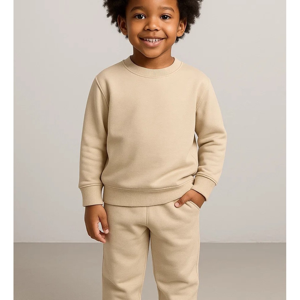 CONJUNTO MOLETOM INFANTIL GOLA CARECA UNISSEX