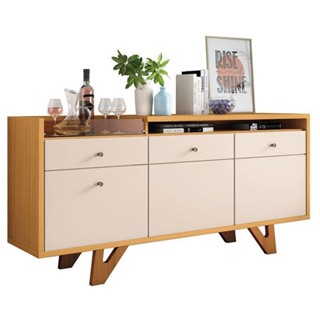 Buffet Soft Cinamomo Off White ? Hb Móveis em Oferta na Shopee